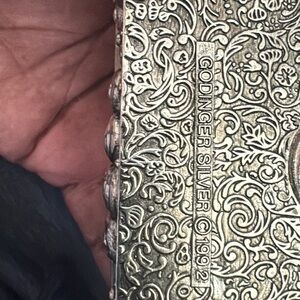 Godinger Silver Floral Trinket Box